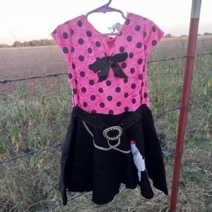 Used girls poodle skirt costume